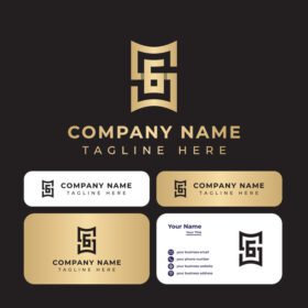 دانلود لوگو منحصر به فرد sg monogram logo مناسب برای هر کسب و کاری با sg