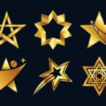 دانلود وکتور روز ولنتاین پس زمینه قلب های آبی با هم تداخل دارند