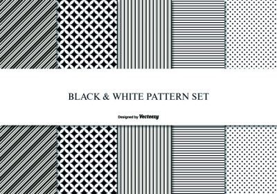 دانلود وکتور در اینجا مجموعه بسیار مفیدی از الگوهای سیاه و سفید مختلف است که مطمئناً کاربردهای بسیار خوبی برای لذت بردن پیدا خواهید کرد.
