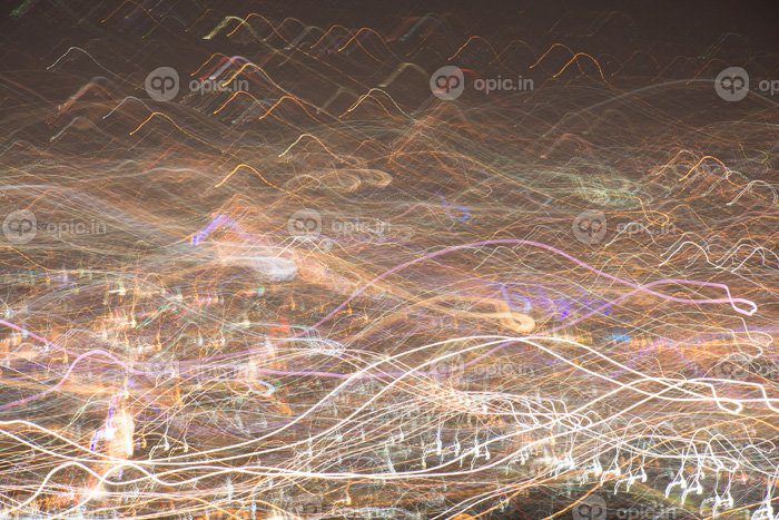 دانلود تصویر انتزاعی با نوردهی طولانی تجربی سورئال عکس شهر و