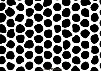 دانلود تصویر برداری از پس زمینه پترن بدون درز ترکیب سیاه و سفید دایره های نامنظم