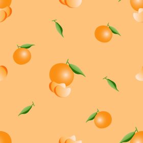 دانلود وکتور پترن تکرار آبدار ایجاد شده با نارنگی میوه نارنگی