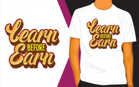 دانلود طرح آموزش قبل از کسب حروف برای تی شرت