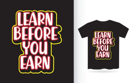 دانلود آموزش قبل از کسب درآمد طراحی حروف برای تی شرت