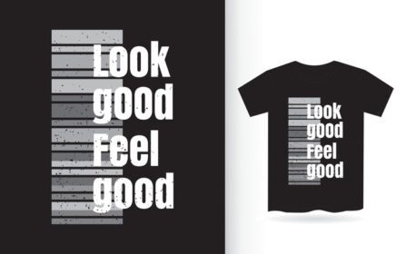 دانلود طرح حروف خوب احساس خوب برای تی شرت