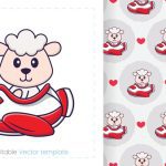 وکتور جمجمه گرافیک وکتور طرح تی شرت