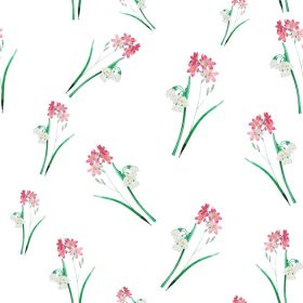 دانلود وکتور گل های بهاری چاپ بدون درز طرح گیاه با پترن گل