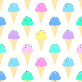 دانلود وکتور پس زمینه وکتور غذاهای تابستانی با پترن بدون درز مخروط های بستنی رنگارنگ فایل پترن نمونه های مخروط بستنی برای ویرایش آسان موجود است