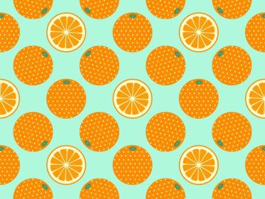 دانلود وکتور میوه تابستانی بدون درز وکتور پس‌زمینه پرتقال و برش‌های پرتقال به سبک پاپ آرت نقطه‌دار فایل پترن نمونه‌های پرتقال برای ویرایش آسان گنجانده شده است.