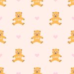 دانلود وکتور پترن بدون درز انتزاعی رنگی به سبک خط مارپیچ مربعی