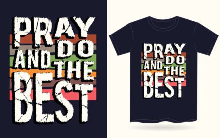 دانلود دعا و انجام بهترین تایپوگرافی برای تی شرت
