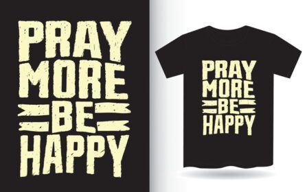 دانلود دعای بیشتر شاد باش تایپوگرافی برای تی شرت