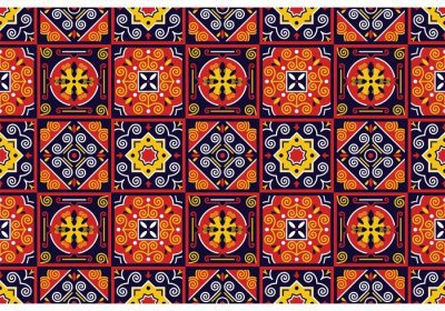 دانلود وکتور کاشی های تزئینی پرتغالی پرتغالی سنتی وکتور azulejos