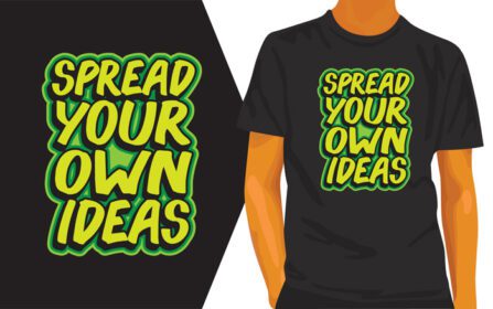 دانلود ایده های خود را گسترش طراحی حروف برای تی شرت
