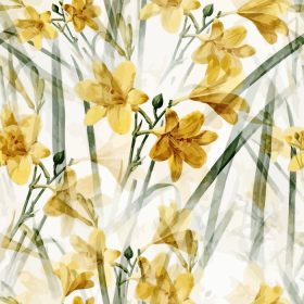 دانلود وکتور طرح سطح گل نرگس بهار زرد