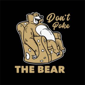 دانلود تایپوگرافی شعار پرنعمت don t poke the bear setting