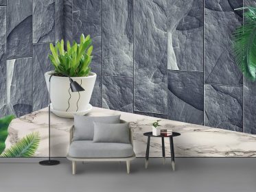 دانلود کاغذ دیواری طراحی مدرن مینیمالیستی بسته سخت گیاهی پس زمینه تلویزیون دیواری سفارشی سازی دیوار