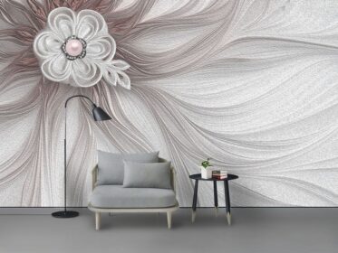 دانلود کاغذ دیواری طرح مدرن با خطوط زنانه مینیمالیستی دیوار پس زمینه انتزاعی گلدار