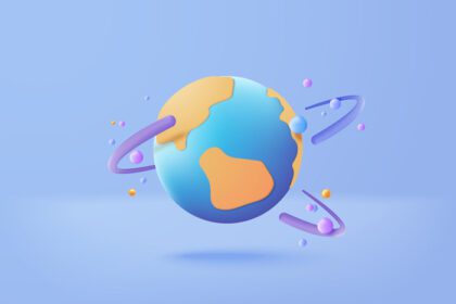 دانلود نماد کره زمین سه بعدی با خدمات تحویل آنلاین