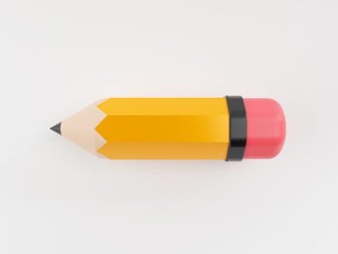 دانلود عکس جداسازی مداد شمعی زرد نقاشی با مداد نوشته روی سفید