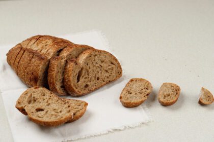 دانلود عکس نان نان سنتی برش خورده