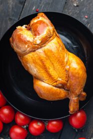دانلود عکس مرغ پخته شده سفره جشن عید پاک دودی کامل