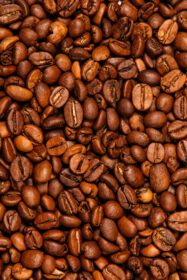 دانلود عکس نزدیک از دانه های قهوه