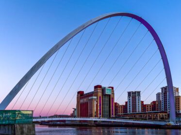 دانلود عکس Gateshead Tyne and wear UK view of the milennium