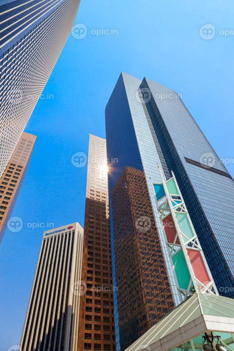دانلود عکس منطقه مالی لس آنجلس کالیفرنیا ایالات متحده آمریکا