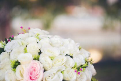 دانلود عکس گل در مراسم عروسی