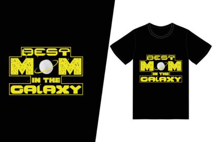 دانلود بهترین طرح تی شرت مادر در کهکشان روز مادر مبارک