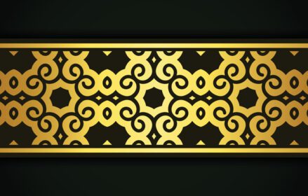 دانلود قالب حاشیه زینتی طلایی زیبا