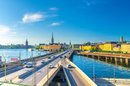 دانلود عکس سوئد استکهلم ممکن استکهلم منظره شهری از