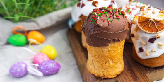 دانلود عکس کیک شکلاتی عید پاک شیرینی شیرینی easter kulich تعطیلات