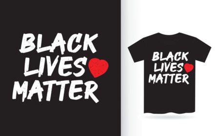 دانلود طرح حروف زندگی سیاه برای تی شرت