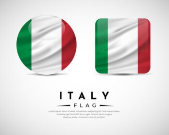 دانلود مجموعه آیکون نماد پرچم ایتالیا نماد نماد پرچم ایتالیا