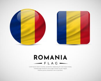 دانلود مجموعه آیکون نماد پرچم رومانی نماد پرچم رومانی