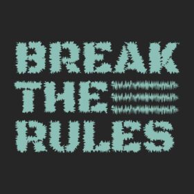 دانلود طرح شکستن قوانین تایپوگرافی تی شرت