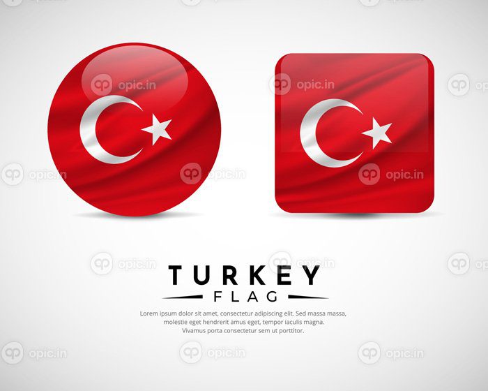 دانلود مجموعه آیکون نماد پرچم بوقلمون نماد پرچم بوقلمون