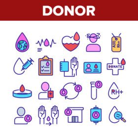 دانلود آیکون اهدای خون مجموعه آیکون های مجموعه وکتور