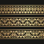 دانلود طرح کاغذ دیواری کاغذ دیواری گوزن و گل لاکچری