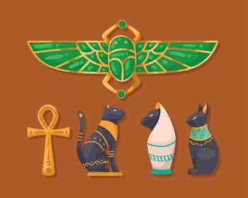 دانلود آیکون فرهنگ مصر پنج آیکون