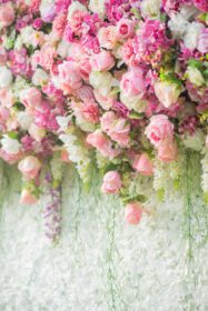 دانلود عکس پس زمینه عروسی با گل و تزیین عروسی