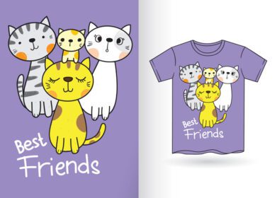 دانلود دستی گربه های برش کشیده برای تی شرت