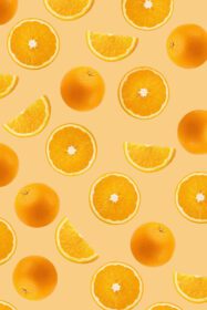 دانلود عکس پرتقال میوه و تکه های پرتقال پس زمینه غذای سالم