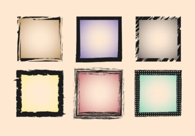 دانلود مجموعه لبه های مربعی عکس با فیلتر اینستاگرام که می توانید برای قاب عکس خود استفاده کنید