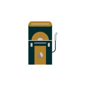 نماد ایستگاه گاز یا نفت را دانلود کنید که برای وب برنامه یا پروژه شما مناسب است