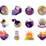 دانلود وکتور تجهیزات دم کردن قهوه کتری ظروف آشپزخانه برای ساخت نوشیدنی بدون درز وکتور برای کاغذ دیواری یا کاغذ کادو