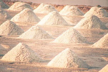 دانلود عکس صنعت نمک در مزارع سموت آهنگخرم برای غذای طبیعت