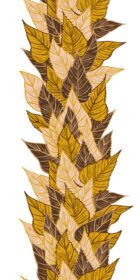دانلود وکتور حاشیه نوار بدون درز برگ های فصلی پاییزی